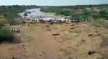 Water returns to river after twenty year drought in southern India