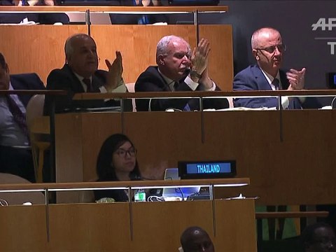 Le drapeau palestinien hissé au siège de l'ONU, une première