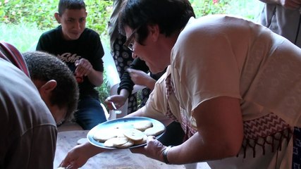 Le moment dégustation des réalisations de l'atelier pâtisserie