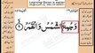 surah 075_009AL-Qaiyyama Very Simple Listen, look & learn word by word urdu translation of Quran in the easiest possible