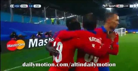 1-0 Ahmed Musa Great Goal - CSKA Moscow vsPSV - Champions League - 30.09.2015