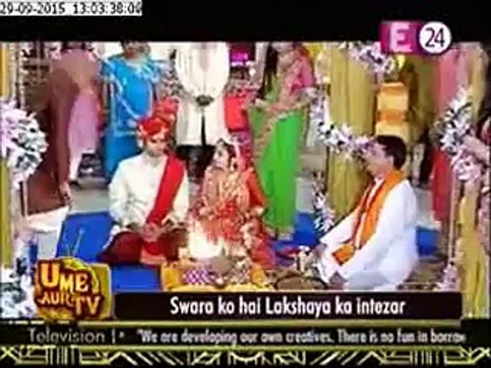 Kidnepar ki Nazro se Bhaag gaya Laksya Swara kar rahi Hai Lakshya ka Intzaar - 30th september 2015 - Swaragini