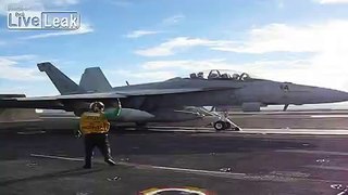 F18 Taking off from the Deck of the USS Ronald Reagan