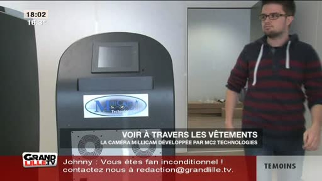 Millicam, une caméra pour voir sous les vêtements