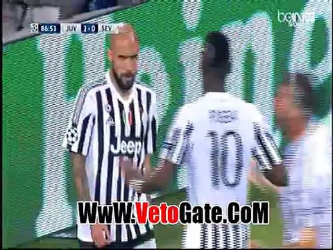 سيموني زازا يتقدم بالهدف الثانى اليوفنتوس فى اشبيلية