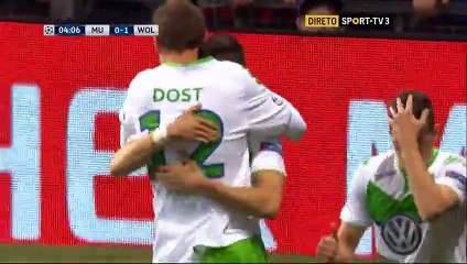MUN Vs Wolfsburg 2-1 Highlights HD 30.9.15