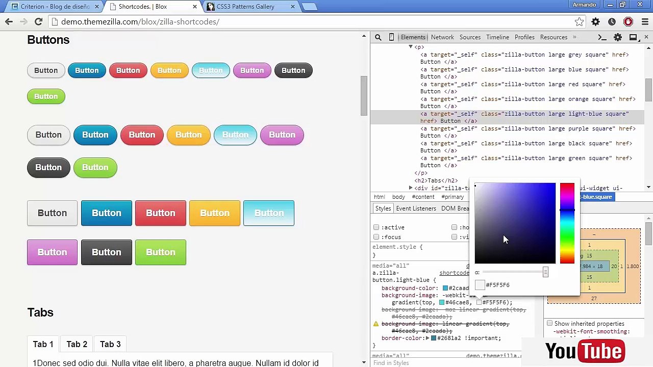 CSS3 HTML5 Degradados Parte 1