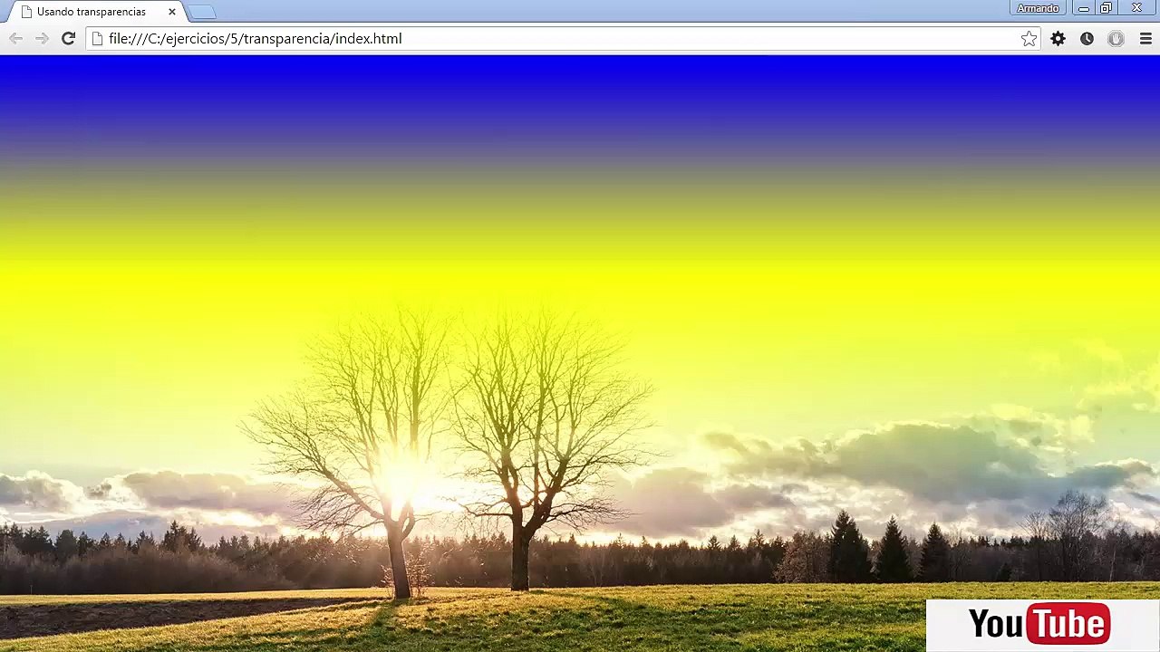 CSS3 HTML5 Degradados Parte 3