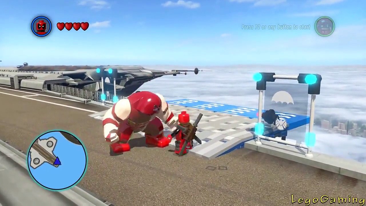 DEAD POOL VS JUGGERNAUT - (AMAZING BATTLE FIGHT) LEGO MARVEL SUPER HEROES GAME