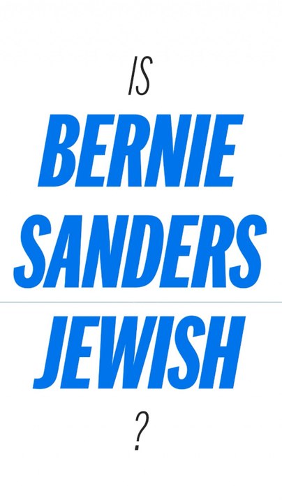 Is Bernie Sanders Jewish?