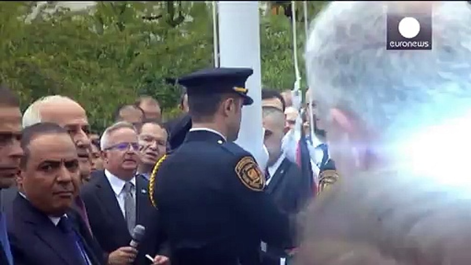 ⁣Над ООН замайорів прапор Палестини