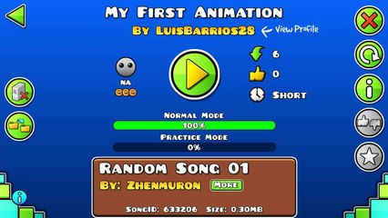 Geometry Dash 2.01 - MI PRIMERA ANIMACION !!! - My First Animation