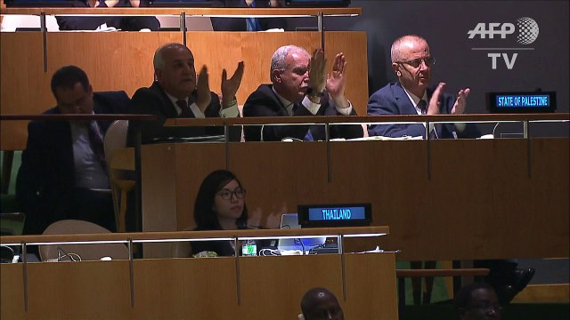 Le drapeau palestinien hissé pour la 1ère fois à l'ONU