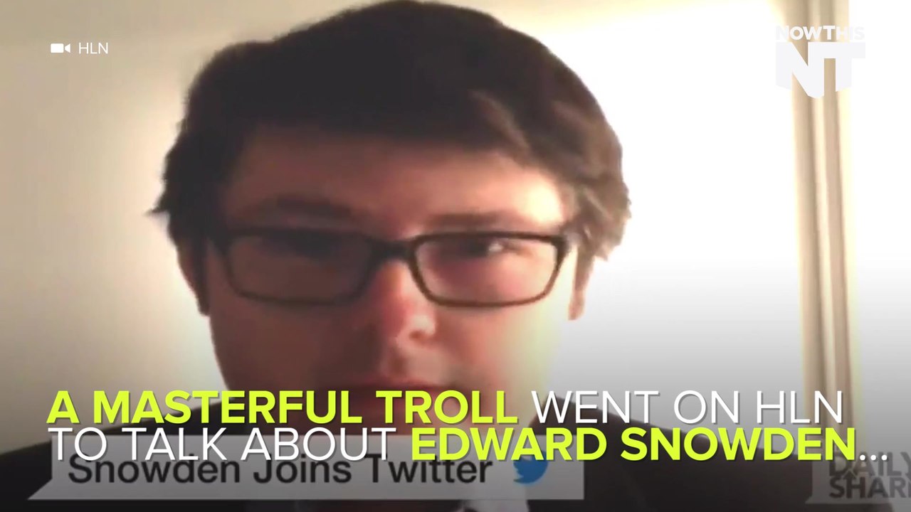 Master Prankster Trolls HLN With Edward Snowden And Edward Scissorhands