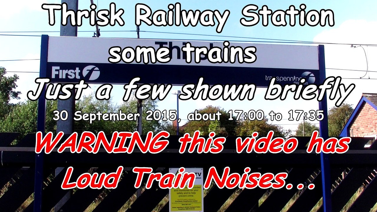 Thrisk Railway Station some trains