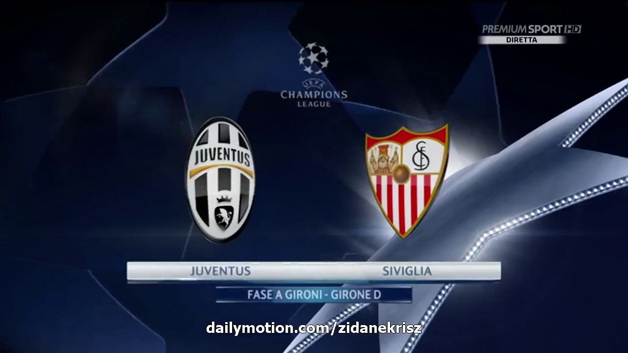 Juventus 2-0 Siviglia HD | All Goals and Highlights 30.09.2015 HD