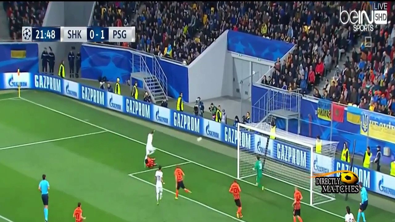 اهداف مباراة باريس سان جيرمان وشاختار 3-0 -  رؤ...