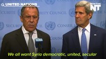 John Kerry & Russian Foreign Minister Discuss Syrian Airstrikes