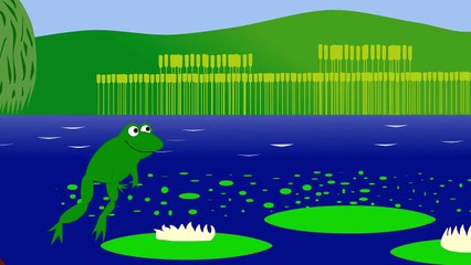 Çocuk şarkıları - Küçük kurbağa (orijinal müzik ve sözleri) - çizgi film