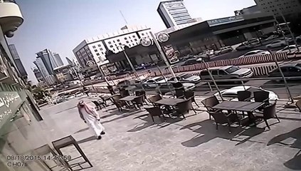 Man Nearly Crushed When a Window Pane Falls Out of The Building