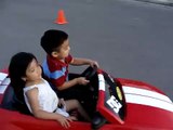 Küçük çocuklardan drift yarış ☆ Komedi ve Eğlence izle (video)  ツ