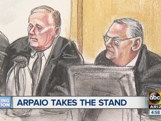 Sheriff Joe Arpaio takes the stand.