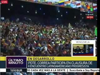 Correa: Desafío de originarios es superar pobreza sin perder identidad
