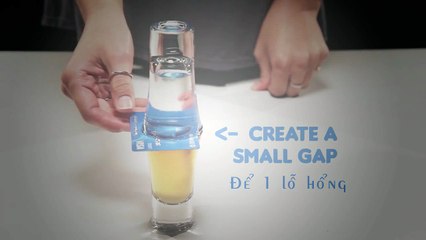 Thí nghiệm khoa học vui với nước