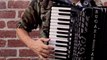 Musician Loves to Play Hip Hop on the Accordion