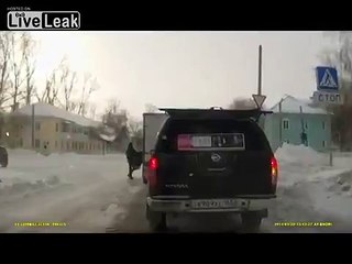 The truck does not give a flying f*ck.