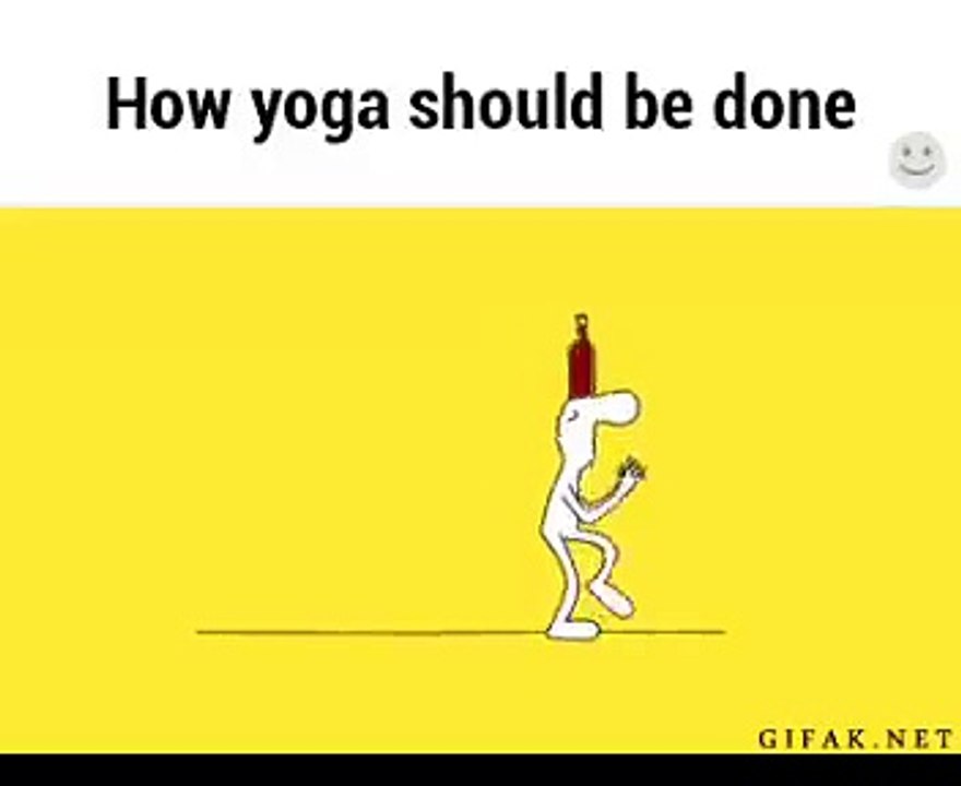 yoga tricks with cold drinks :-p