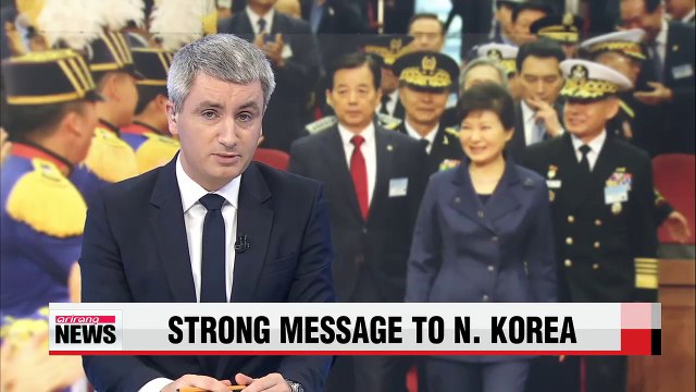 Pres. Park calls on N. Korea to immediately halt nuclear and missile development