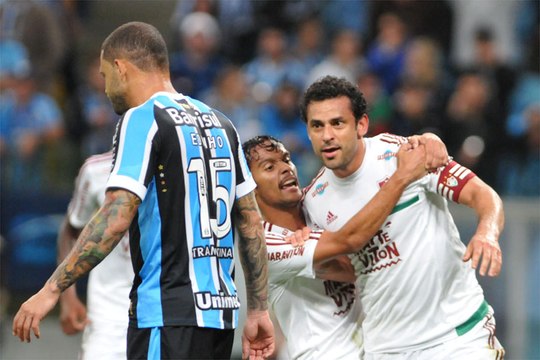 Fred marca, Flu segura o Grêmio na Arena e vai à semifinal da Copa do Brasil