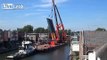 Two cranes fall onto houses in western Netherlands, 20 feared injured