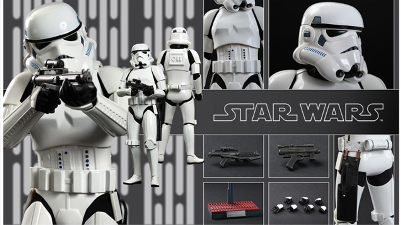 Watch:StarWars Stormtrooper Animatronic Interactive Figure in Action