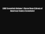 Read LOAC Essentials Volume 1: Baron Bean (Library of American Comics Essentials) Ebook Free
