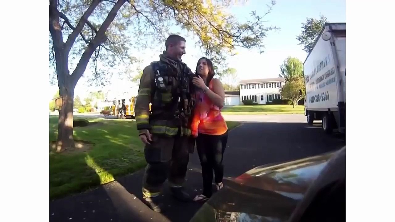 Firefighter Proposal Best Engagement Ever Will You Marry Me