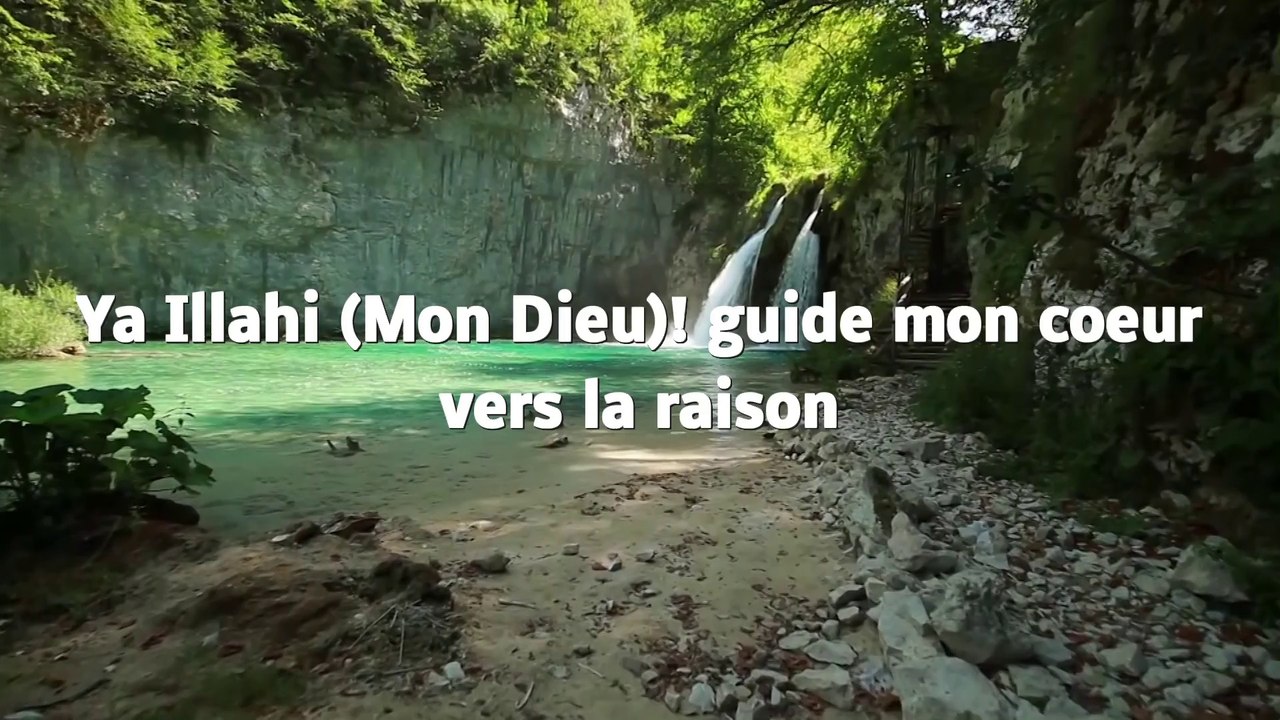 fatigué déprimer des paroles qui apaisent l'âme avec de jolis paysages paradisiaques de Croatie.