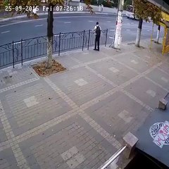He narrowly escaped