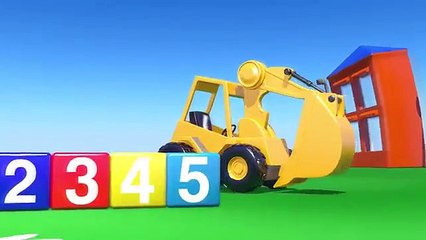 A la Plaine de Jeux׃ Un tracteur. Dessin animé pour les enfants