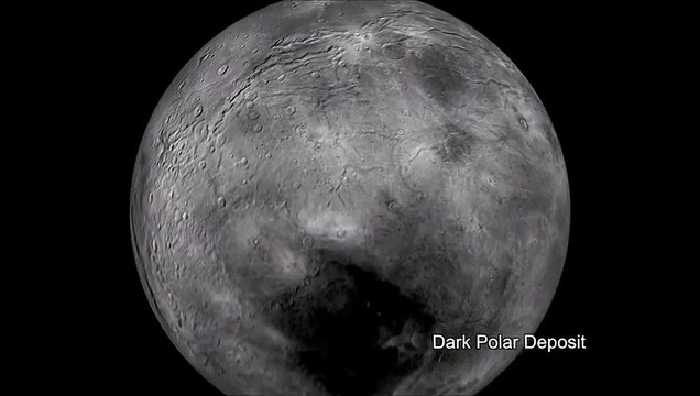 Images de la lune de Pluton, Charon, filmພ par la NASA