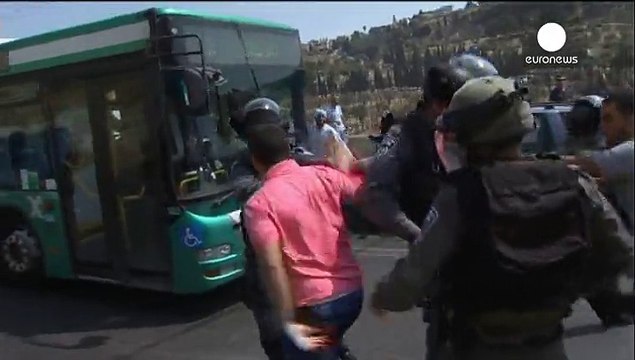 Israeli security forces and Palestinians clash amid heightened tensions