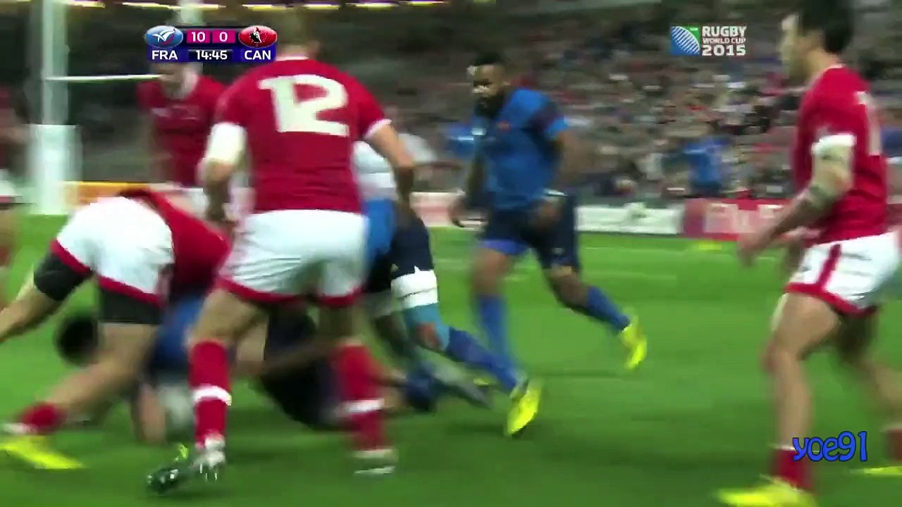 Premier Test Match et Essai de Rémy Grosso ᴴᴰ (vs Canada, World Cup)