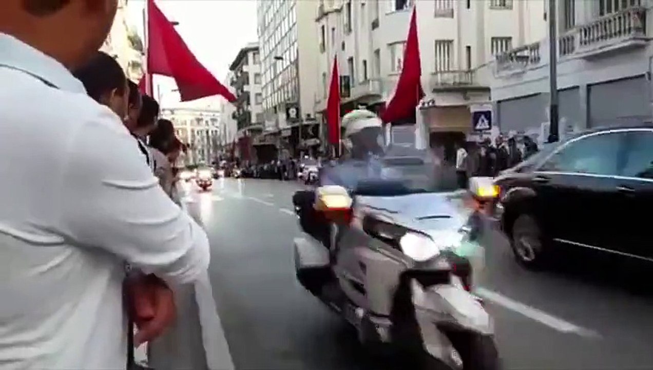 Accident lors du passage de Mohammed VI et Hollande au Maroc