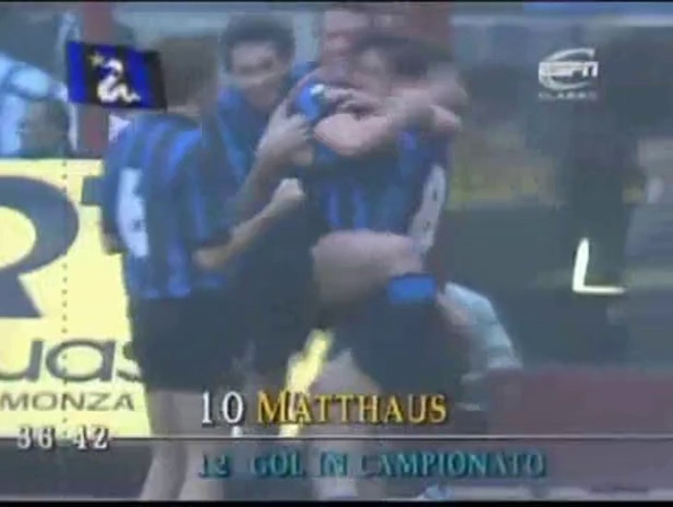 Inter vs. Juve 1990/91: Goal Lothar Matthäus