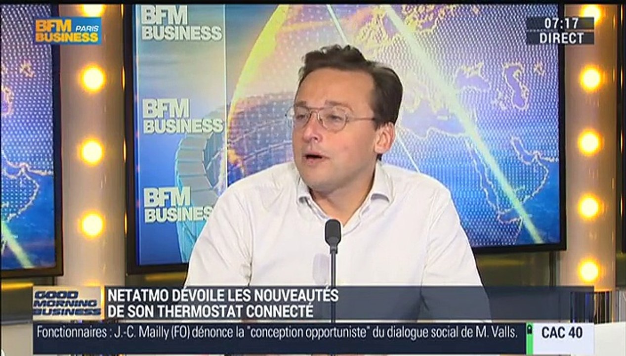 Netatmo lance son thermostat connecté: Frédéric...
