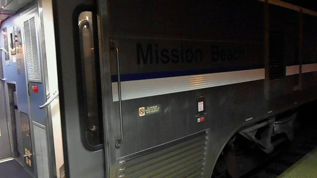 amtrak at chatsworth station ca