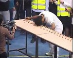 Record of Nuts Cracking With Head - VideosMunch