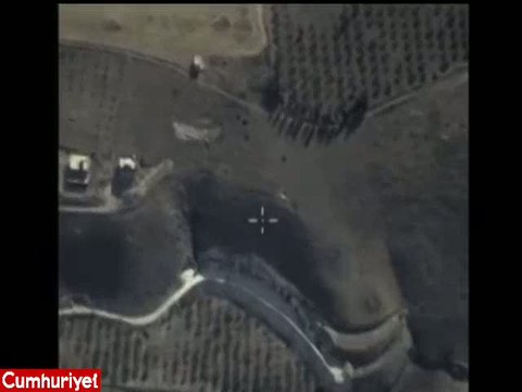 Rusya, Suriye'de gerçekleştirdiği saldırının görüntülerini yayınladı