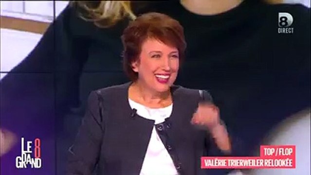 L'équipe du Grand 8 de D8 s'interroge sur l'étrange ressemblance entre Valérie Trierweiler et Julie Gayet !
